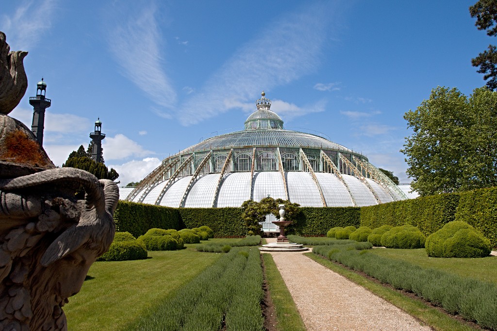 Serres royales de Laeken Koninklijke laken Koninklijk belgie serre kasteel hdr art nouveau tuin bloemen bloem architect Alphonse Balat Koning Leopold II plantencollectie